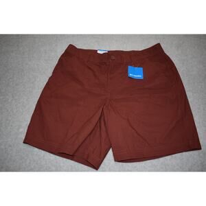 Columbia Shorts Performance Mens Size 34 Maroon 7" Inseam NEW TAGS